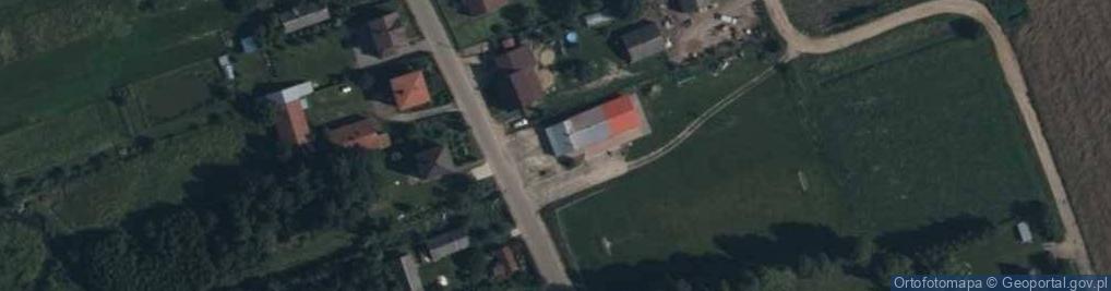 Zdjęcie satelitarne OSP w Sabniach