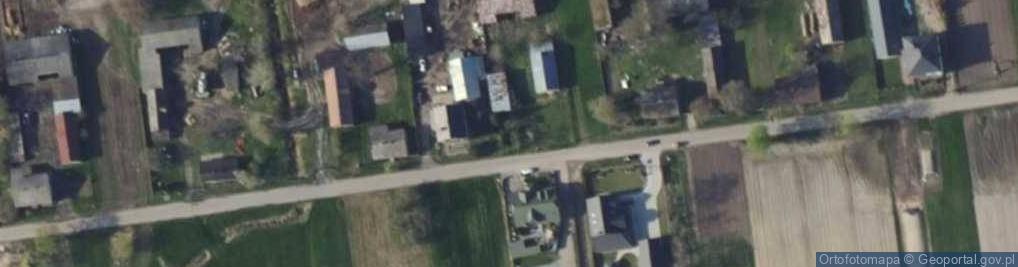 Zdjęcie satelitarne OSP w Sapach