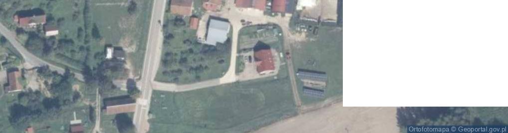 Zdjęcie satelitarne OSP w Sąpach
