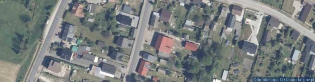 Zdjęcie satelitarne OSP w Seceminie