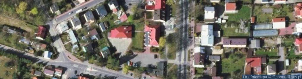 Zdjęcie satelitarne OSP w Serocku