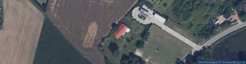 Zdjęcie satelitarne OSP w Siecieniu