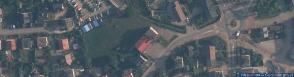 Zdjęcie satelitarne OSP w Sierakowicach