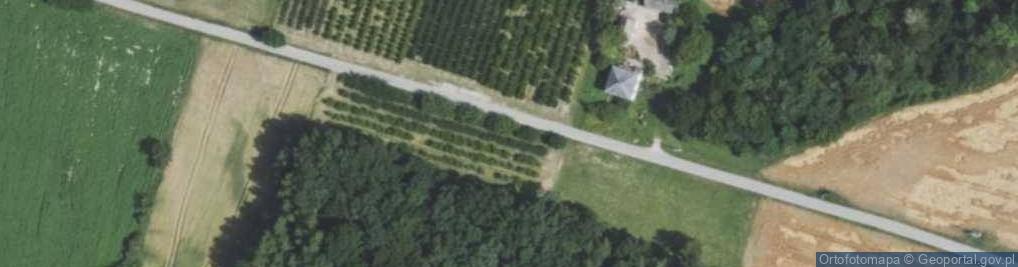 Zdjęcie satelitarne OSP w Słabuszewicach