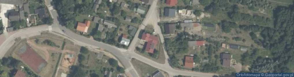 Zdjęcie satelitarne OSP w Smogorzowie