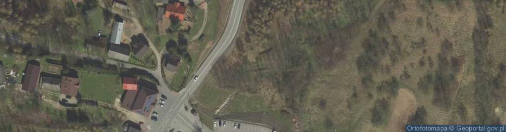Zdjęcie satelitarne OSP w Sobolowie