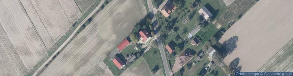 Zdjęcie satelitarne OSP w Sowinie
