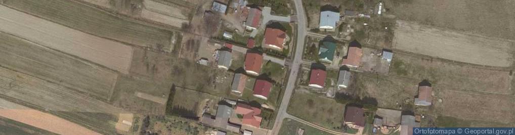 Zdjęcie satelitarne OSP w Srogowie Górnym