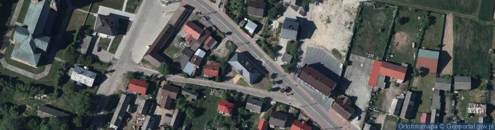 Zdjęcie satelitarne OSP w Staninie