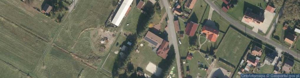 Zdjęcie satelitarne OSP w Staniszczach Małych