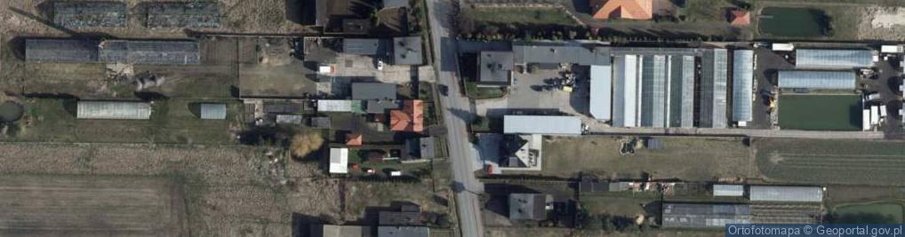 Zdjęcie satelitarne OSP w Starej Gadce