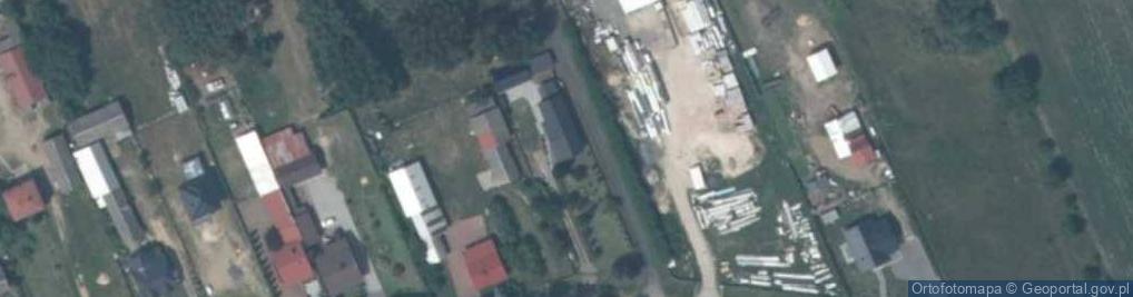Zdjęcie satelitarne OSP w Starych Sieklukach