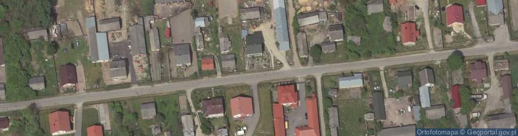 Zdjęcie satelitarne OSP w Stefanówce