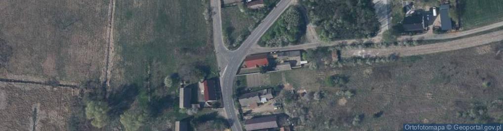 Zdjęcie satelitarne OSP w Strużce