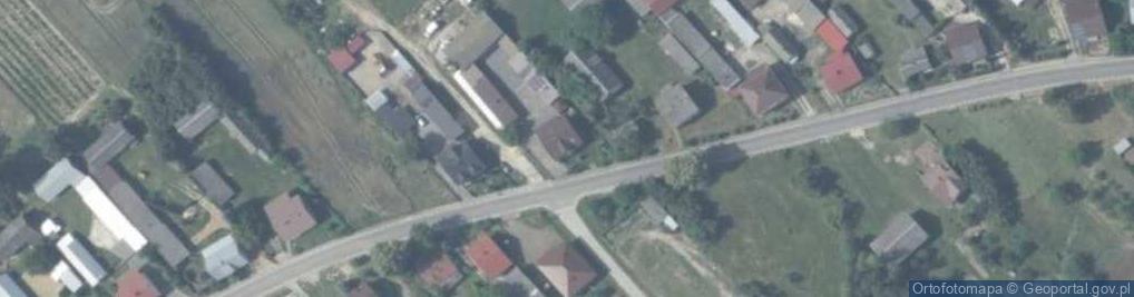 Zdjęcie satelitarne OSP w Strykowicach Błotnych