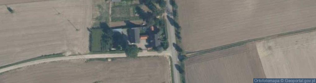 Zdjęcie satelitarne OSP w Strzeczonie