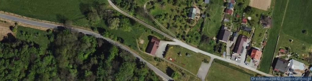 Zdjęcie satelitarne OSP w Strzybniku Gmina Rudnik