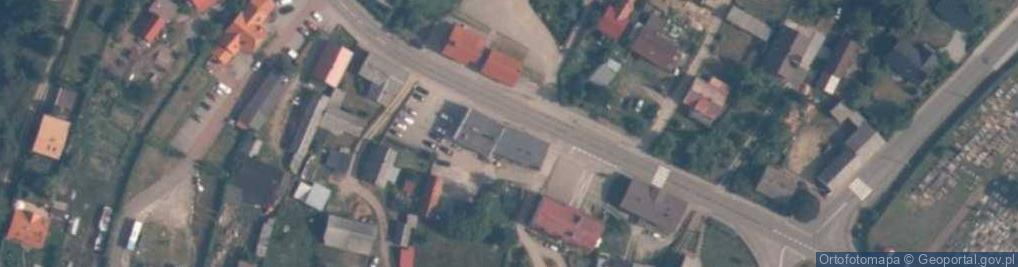 Zdjęcie satelitarne OSP w Studzienicach