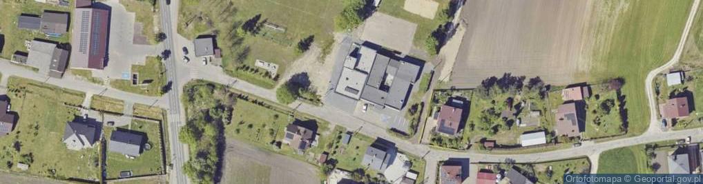 Zdjęcie satelitarne OSP w Świerczyńcu