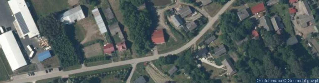 Zdjęcie satelitarne OSP w Świniarach