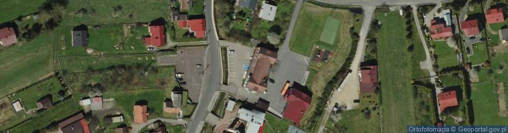 Zdjęcie satelitarne OSP w Świnnej