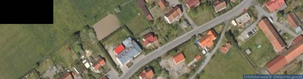 Zdjęcie satelitarne OSP w Sząbruku