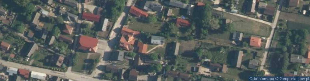 Zdjęcie satelitarne OSP w Szańcu