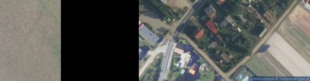 Zdjęcie satelitarne OSP w Szymanach