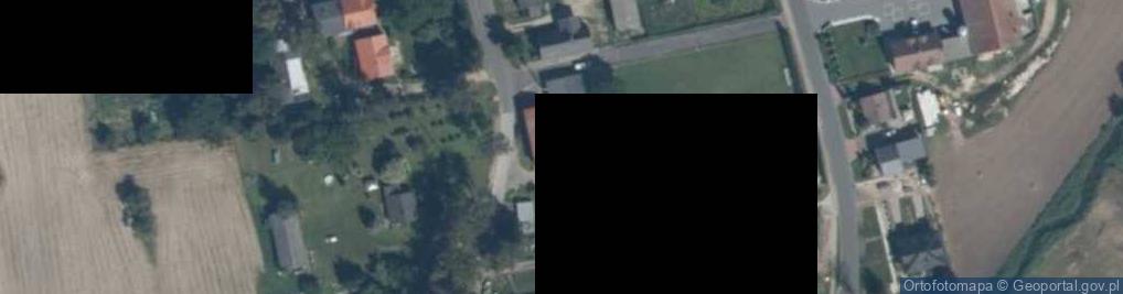 Zdjęcie satelitarne OSP w Targowisku