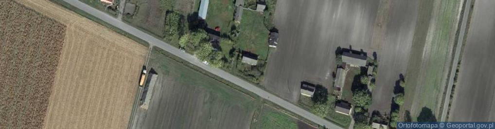 Zdjęcie satelitarne OSP w Tomaszówce