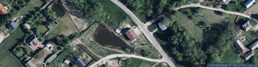 Zdjęcie satelitarne OSP w Trzciankach