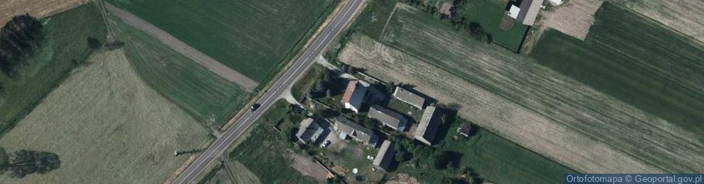 Zdjęcie satelitarne OSP w Tuchowiczu