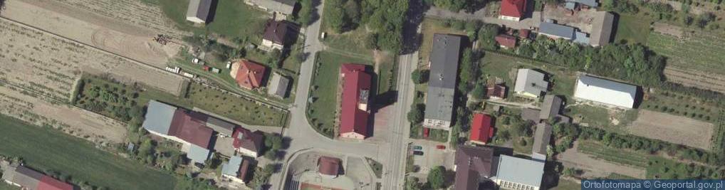 Zdjęcie satelitarne OSP w Turobinie