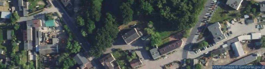 Zdjęcie satelitarne OSP w Ujeździe
