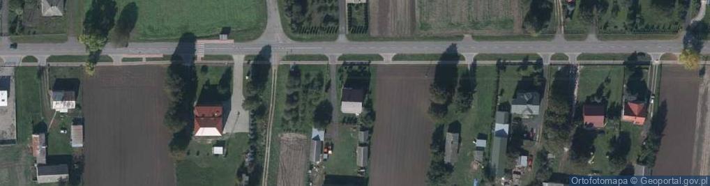 Zdjęcie satelitarne OSP w Ulhówku