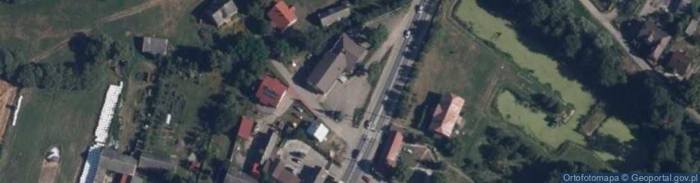 Zdjęcie satelitarne OSP w Unierzyżu