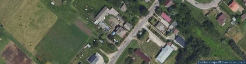 Zdjęcie satelitarne OSP w Uwielinach