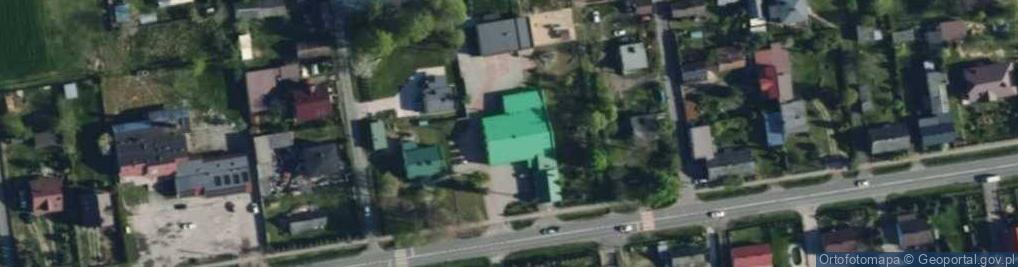 Zdjęcie satelitarne OSP w Wadlewie