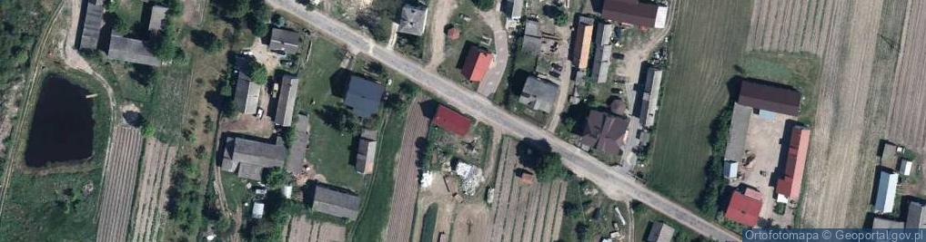 Zdjęcie satelitarne OSP w Walentynowie