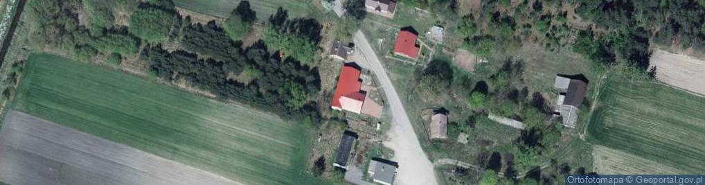 Zdjęcie satelitarne OSP w Walinnie