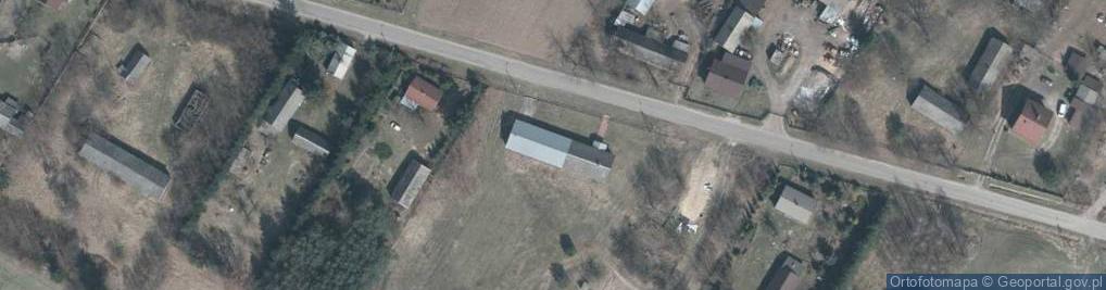 Zdjęcie satelitarne OSP w Waliskach
