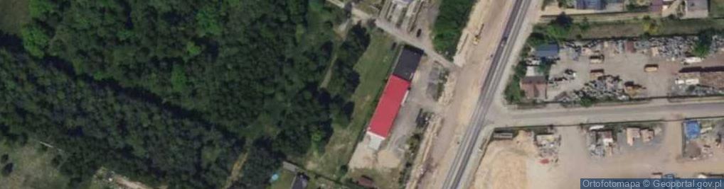 Zdjęcie satelitarne OSP w Wanatach