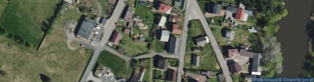 Zdjęcie satelitarne OSP w Wąsoszu Górnym