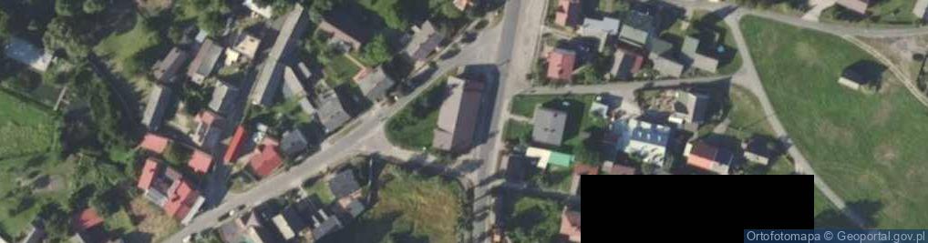 Zdjęcie satelitarne OSP w Węglewicach