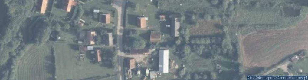 Zdjęcie satelitarne OSP w Weklicach