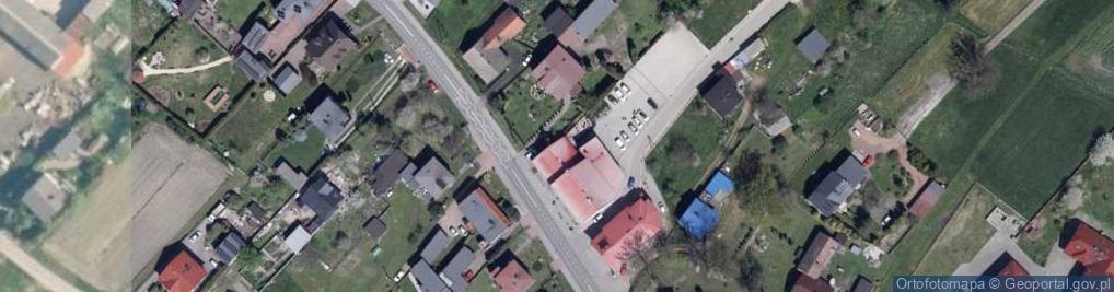 Zdjęcie satelitarne OSP w Wilczy Gmina Pilchowice