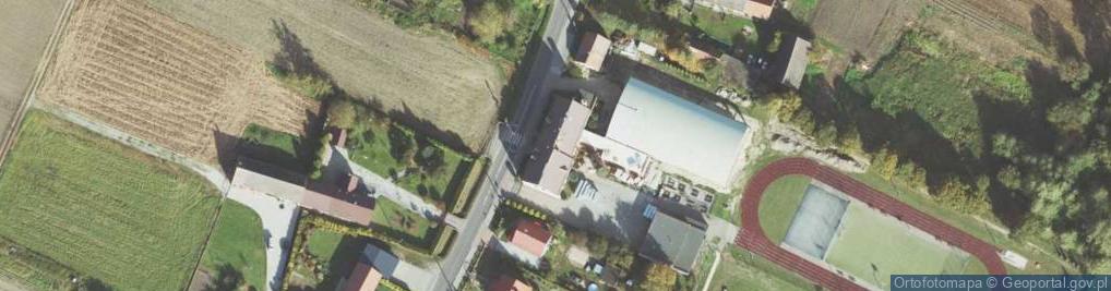 Zdjęcie satelitarne OSP w Wilkowie