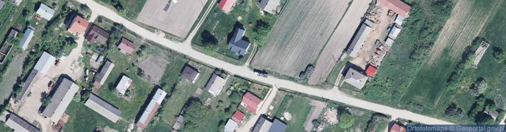 Zdjęcie satelitarne OSP w Wiskach