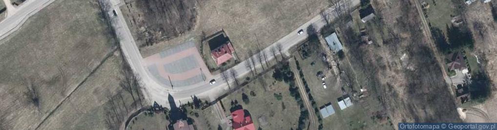 Zdjęcie satelitarne OSP w Wiśniewie