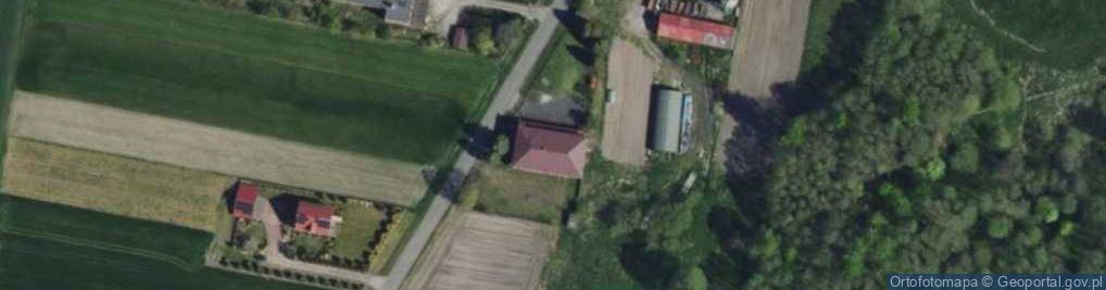 Zdjęcie satelitarne OSP w Wistce